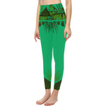 FOREST TROPICAL All Over Print High-Waisted Leggings