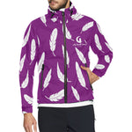 FEATHER GRAPE Unisex All Over Print Windbreaker