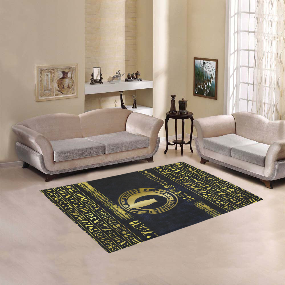 HIEROGLYPH DELUXE Area Rug 5'3''x4'