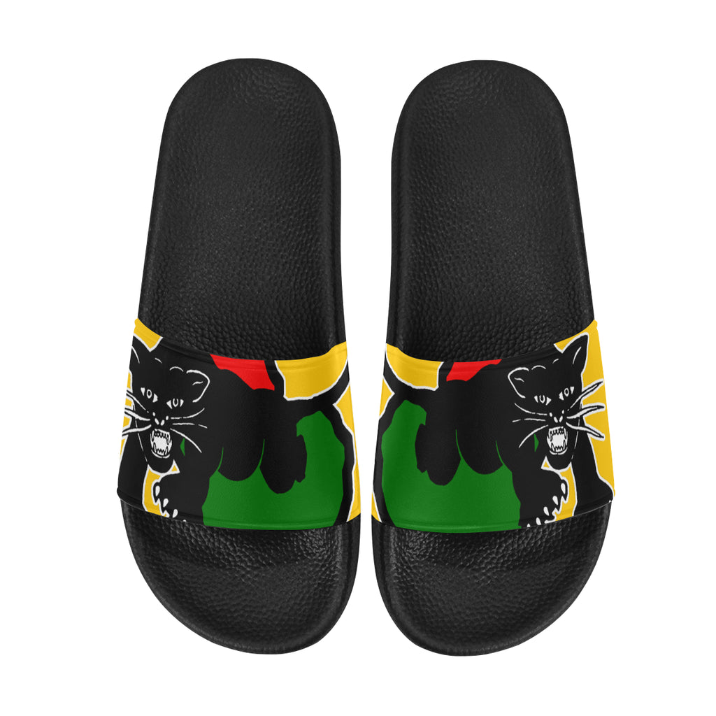 BLACC PANTHER RBG YLW Men's Slide Sandals