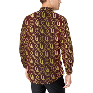 ELEGANCE BRDX Men's All Over Print Casual Dress Shirt (Model T61)