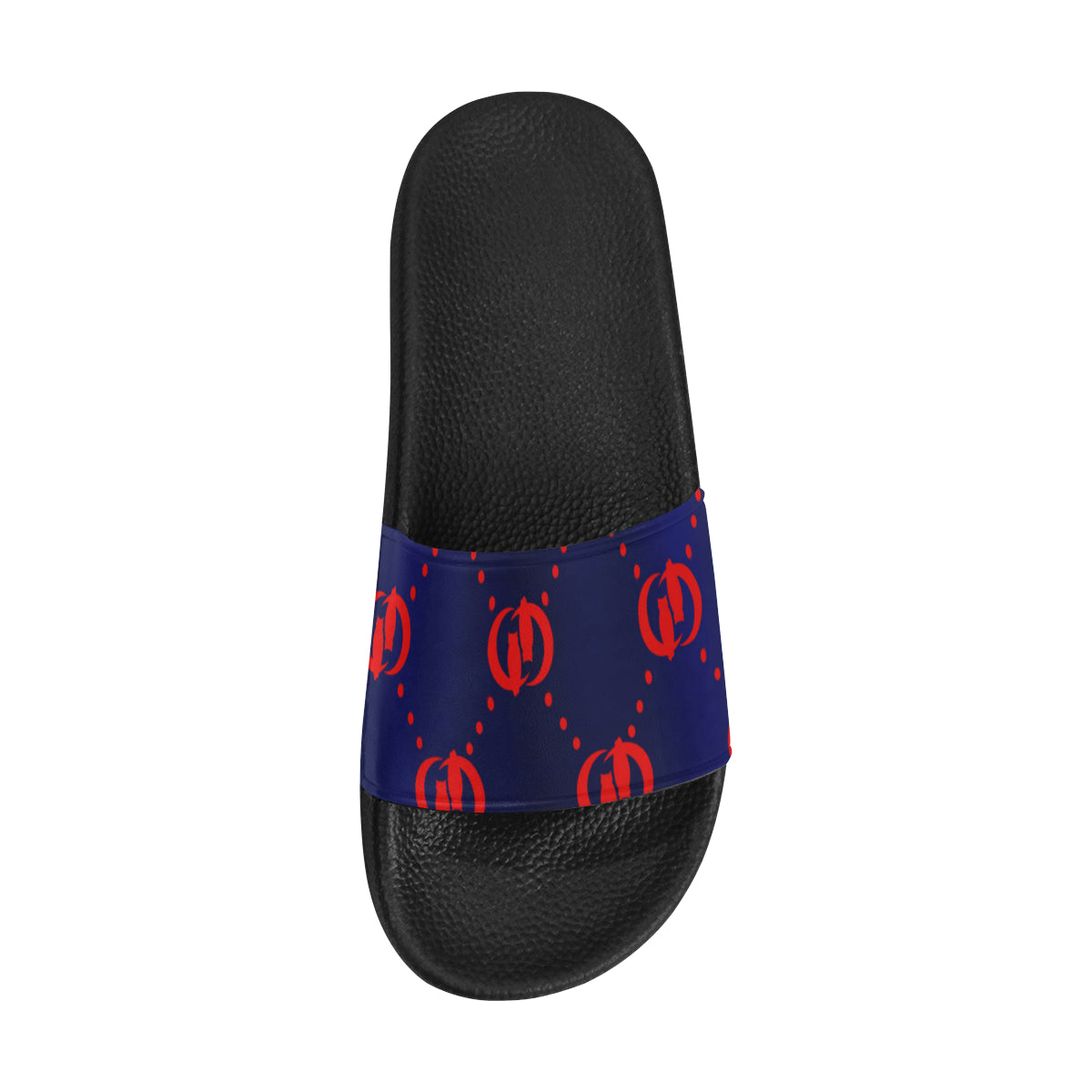 OG LOGO BLU RED Men's Slide Sandals (Model 057)