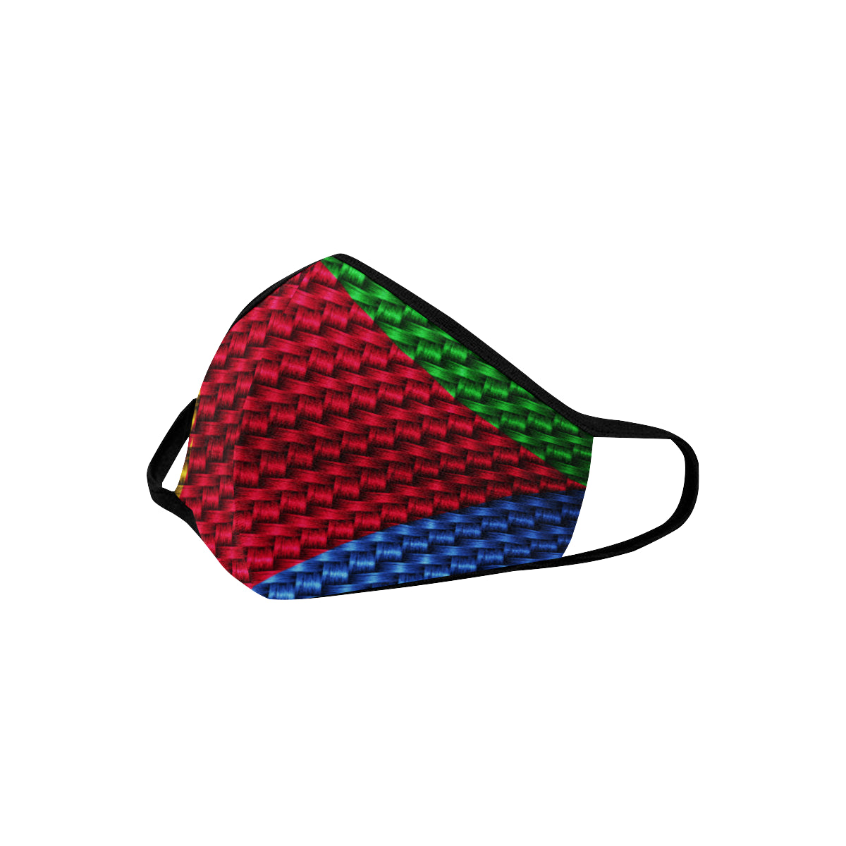 ERITREA FLAG Mouth Mask in One Piece (2 Filters Included)