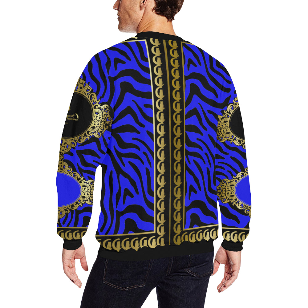 PRIVILEGE BLUE All Over Print Crewneck Sweatshirt for Men