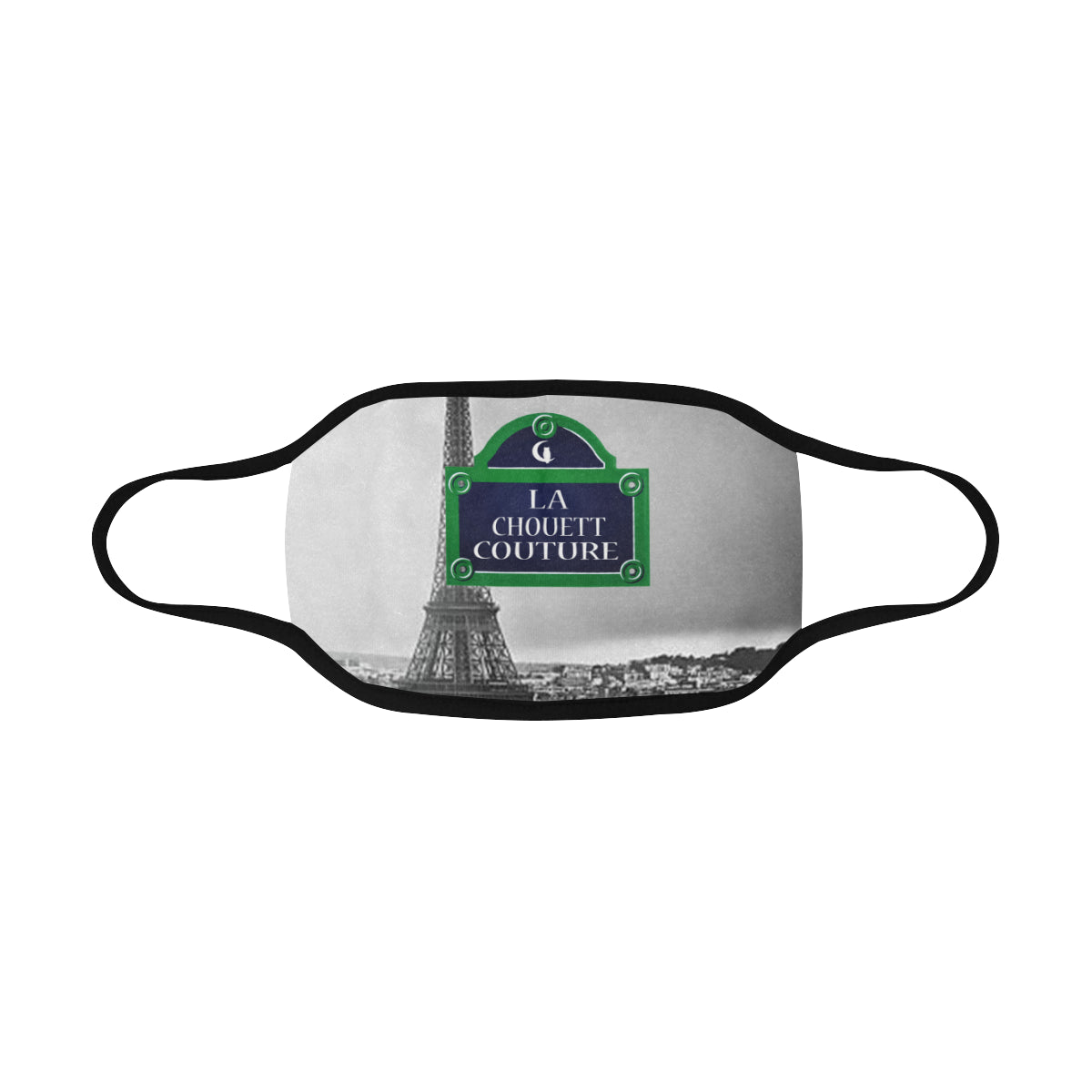 RUE DE PARIS Mouth Mask in One Piece (2 Filters Included)