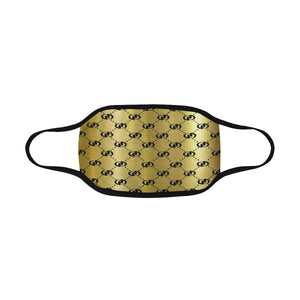 EXCELLENCE GLDBLCC Mouth Mask in One Piece (2 Filters Included))