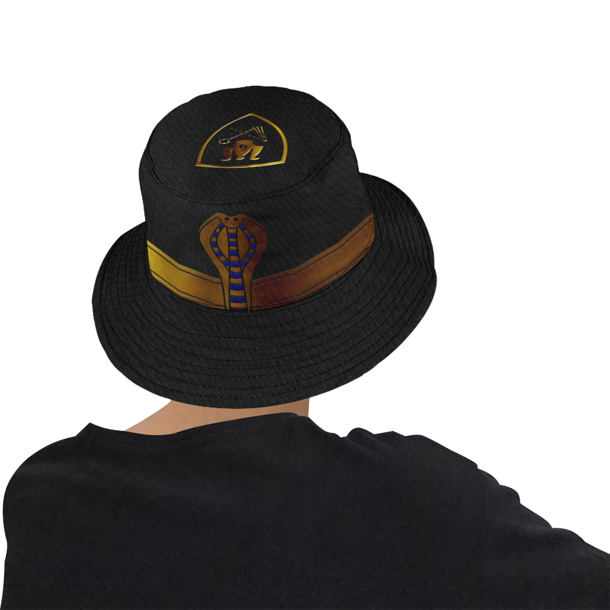 SNAKE SKIN WADJET All Over Print Bucket Hat for Men