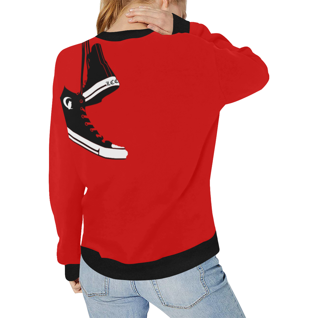 LCC CHUCC T Women's Rib Cuff Crew Neck Sweatshirt
