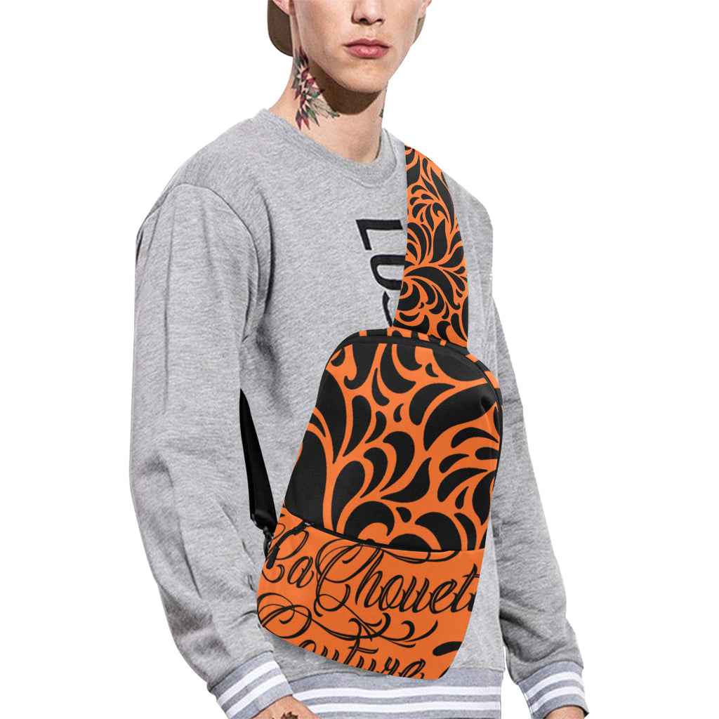 GORGIOUS LEAF ORANGE Chest Bag (Model 1678)