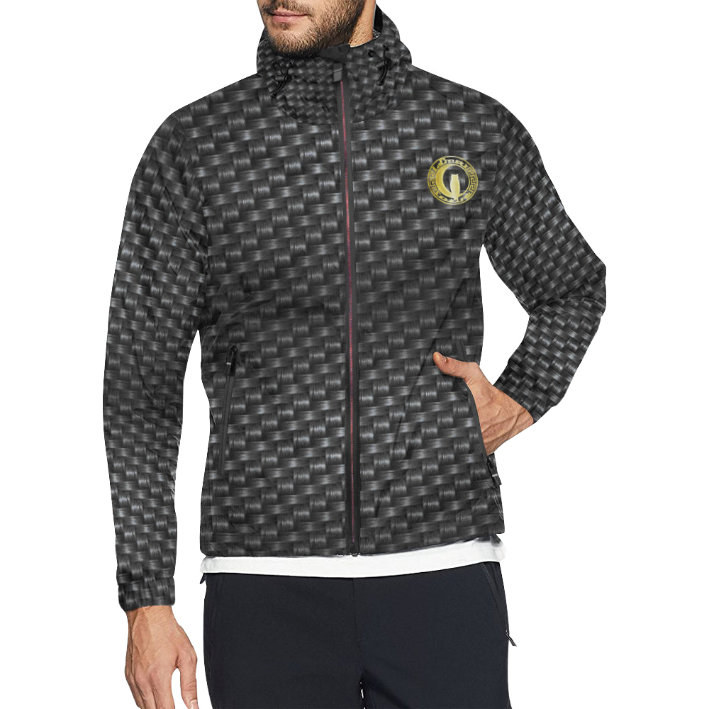 PAGNE BLACC All Over Print Windbreaker for Unisex