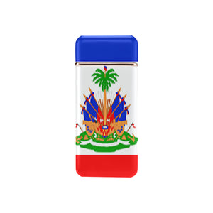 HAITI FLAG USB Rechargeable Lighter