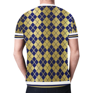 ARLEQUIN BLUE New All Over Print T-shirt for Men