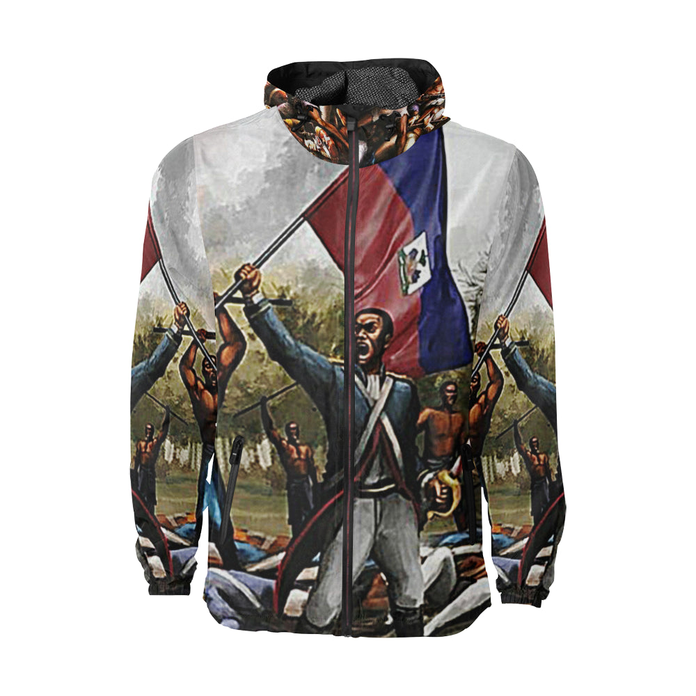 HAITI REVOLUTION All Over Print Windbreaker for Unisex