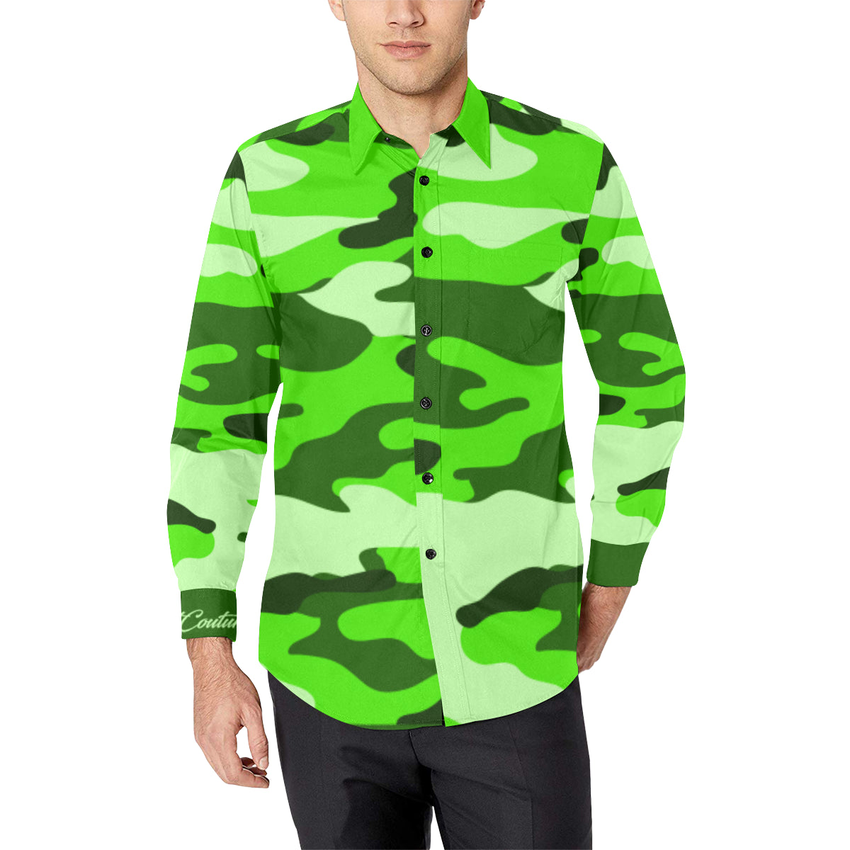 CAMOUFLAGE Casual Dress Shirt