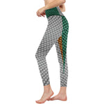 COTE D'IVOIRE FLAG All Over Print High-Waisted Leggings