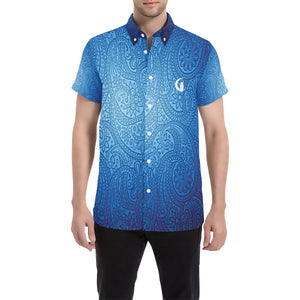 BANDANA LUXURY Cs'UP Men's All Over Print Short Sleeve Shirt
