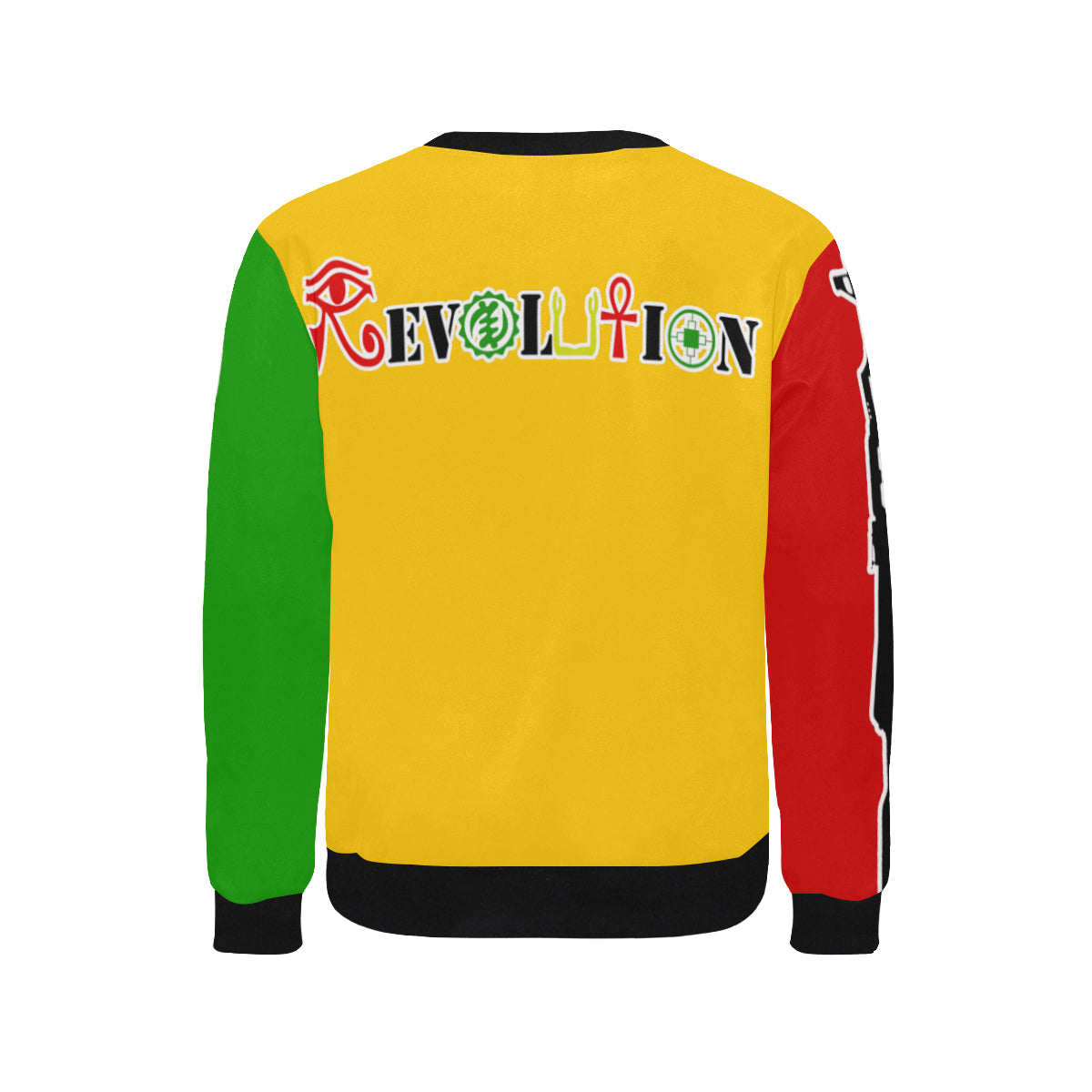REVOLUTION RGG Men's Rib Cuff Crew Neck Sweatshirt