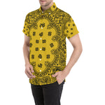 BANDANA LK Men's All Over Print Short Sleeve Shirt
