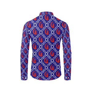 ELEGANCE BLR Men's All Over Print Casual Dress Shirt (Model T61)