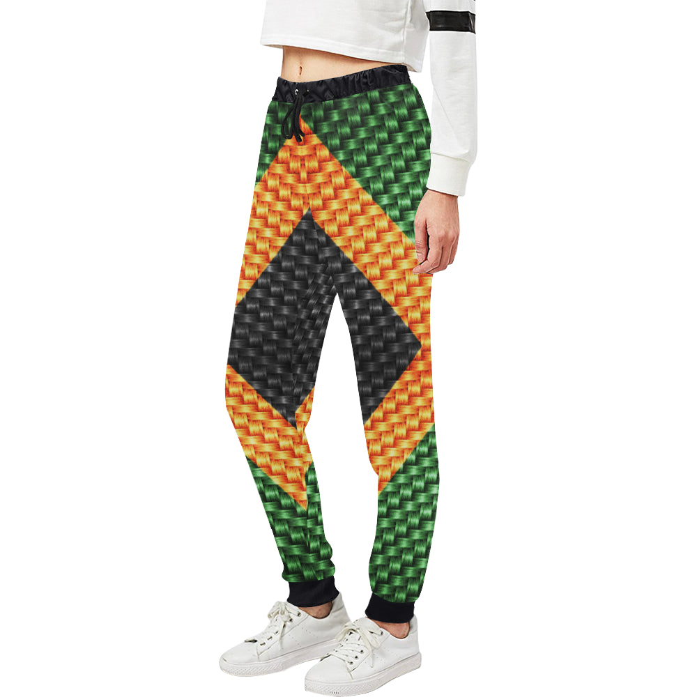JAMAICA FLAG Women's All Over Print Sweatpants (Model L11)