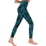 GORGEOUS BLU  All Over Print High-Waisted Leggings