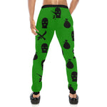 DRILLIN GREEN Men's All Over Print Sweatpants (Model L11)