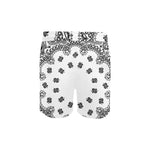 BANDANA WHT Men's Mid-Length Swim Shorts