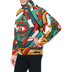 TEMBE ART All Over Print Windbreaker for Unisex