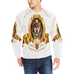 SEKHMET GODDESS Men's Rib Cuff Crew Neck Sweatshirt