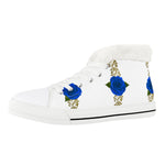 BLUE ROSES Unisex Canvas Shoes