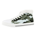 CAMOUFLAGE GRIS WINTER CANVAS SHOES