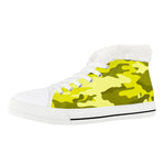 CAMOUFLAGE YLW WINTER CANVAS SHOES