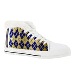 ARLEQUIN BLUE Unisex Canvas Shoes