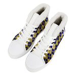 ARLEQUIN BLUE Unisex Canvas Shoes