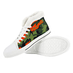 CAMOUFLAGE KAKI WINTER CANVAS SHOES