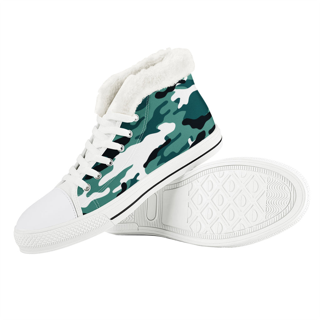CAMOUFLAGE MORPH WINTER CANVAS SHOES