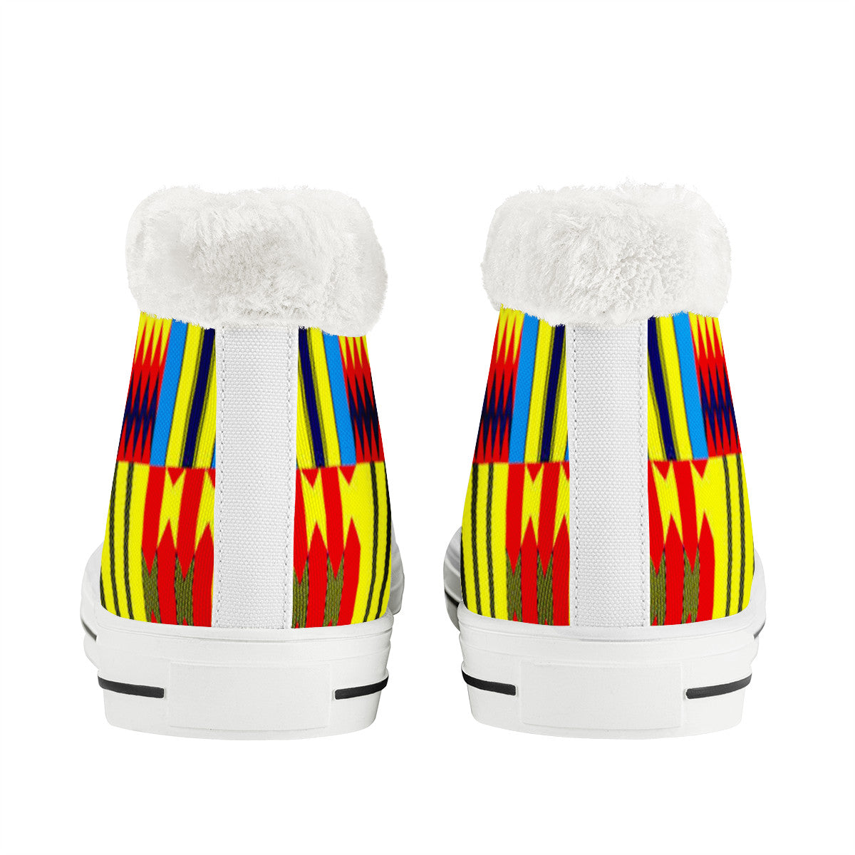 KENTE BLUE Canvas Shoes