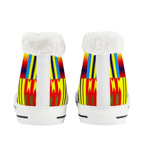KENTE BLUE Canvas Shoes
