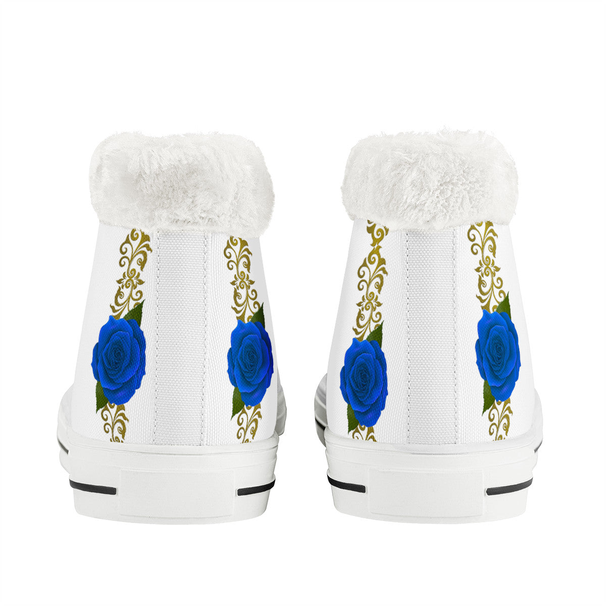 BLUE ROSES Unisex Canvas Shoes