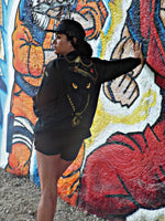 KING LACHOUETT All Over Print Bomber Jacket for Women