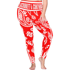 BANDANA PAISLEY Plus Size High Waist Leggings