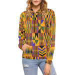 KENTE ATEF All Over Print Hoodie for Women (USA Size)
