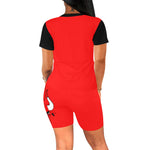 HATHOR BULL REDBLC Women's Short Yoga Set