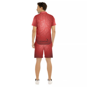 BANDANA LUXURY Bs'UP Men's Short Sleeve Shirt Sets