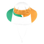 COTE DIVOIRE FLAG Wide Brim Bucket Hat