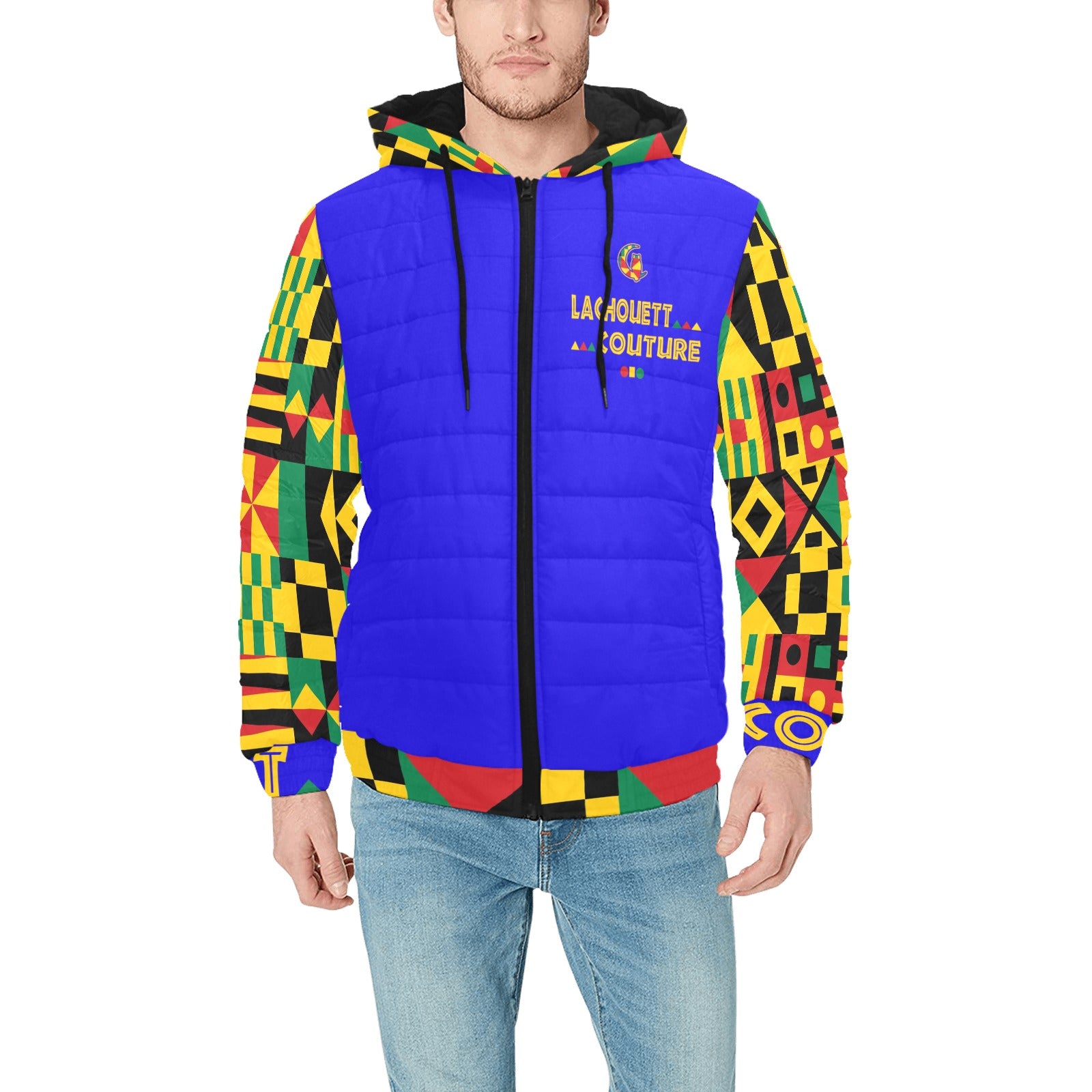 KENTE BUTAN Men's Padded Hooded Jacket