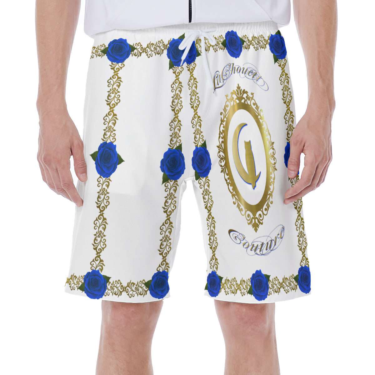 BLUE ROSES Beach Pants