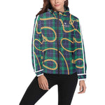 PLAID IN GOLD Unisex All Over Print Windbreaker