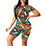 TEMBE ART Women's Short Yoga Set