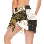 DAMIER IN GOLD Beach Sarong Wrap